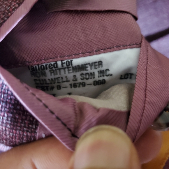 BURBERRY LONDON Vintage mens Brown Nova Check button front shirt Made in USA M - Picture 4 of 8